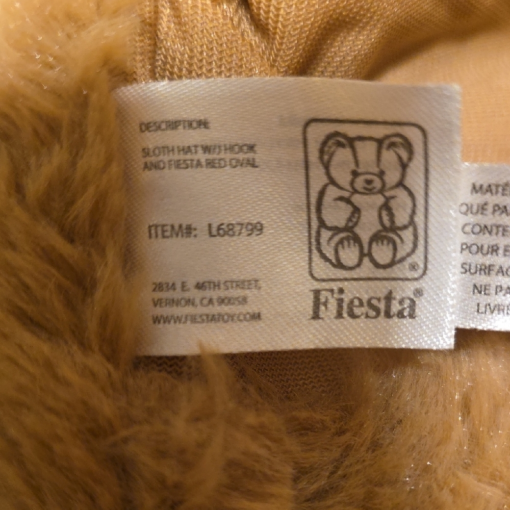 Fiesta Tan Sloth Hat [2/$15] - Picture 2 of 4